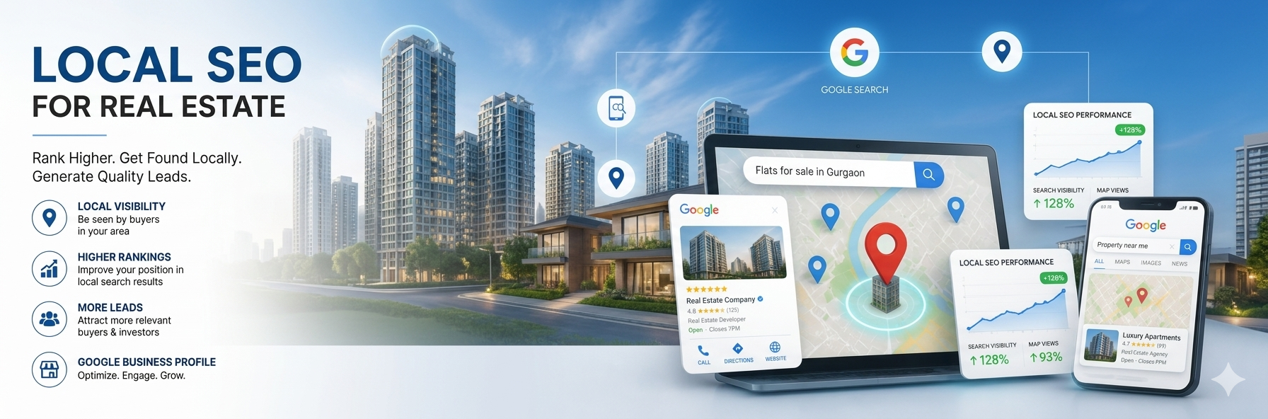 Local SEO for Real Estate: How to Rank in Local Searches?
